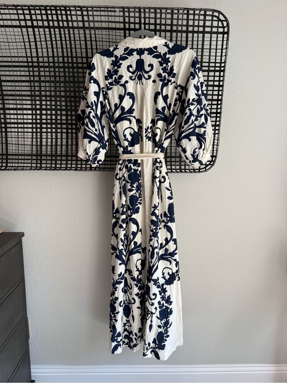 Anthropologie Maeve Mona Linen Blend Maxi Shirtdress - Picture 7 of 8